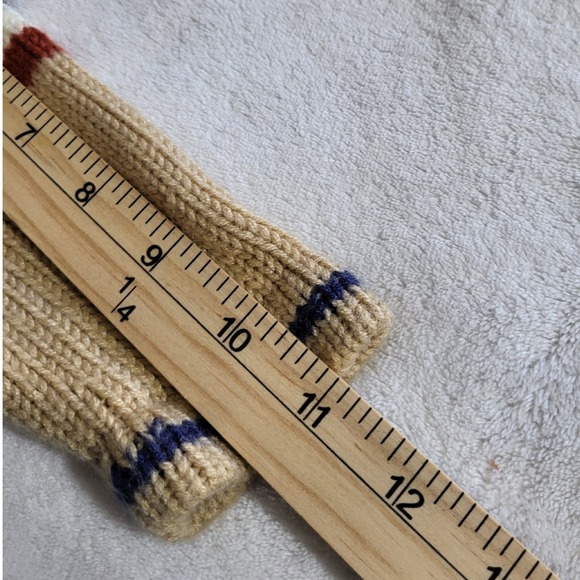 Hand Made Peruvian Knit Sweater Goat Llama Sun 2T 3T Boys Zip Cardigan Jacket - Picture 7 of 7